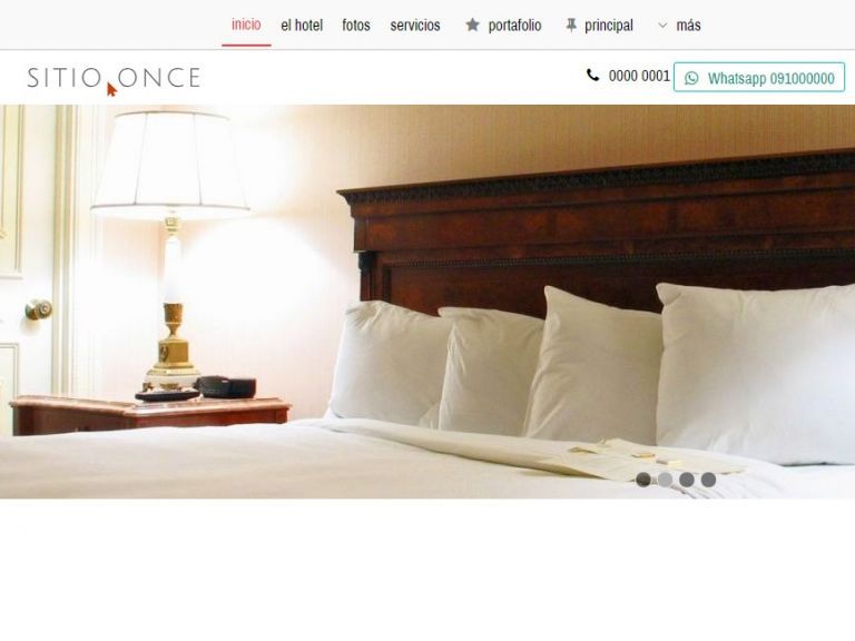 HOTEL 11 . Web design template for hotels